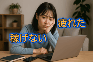 「副業に疲れた」稼げない初心者だった私が見つけた「続けられる副業」の選び方